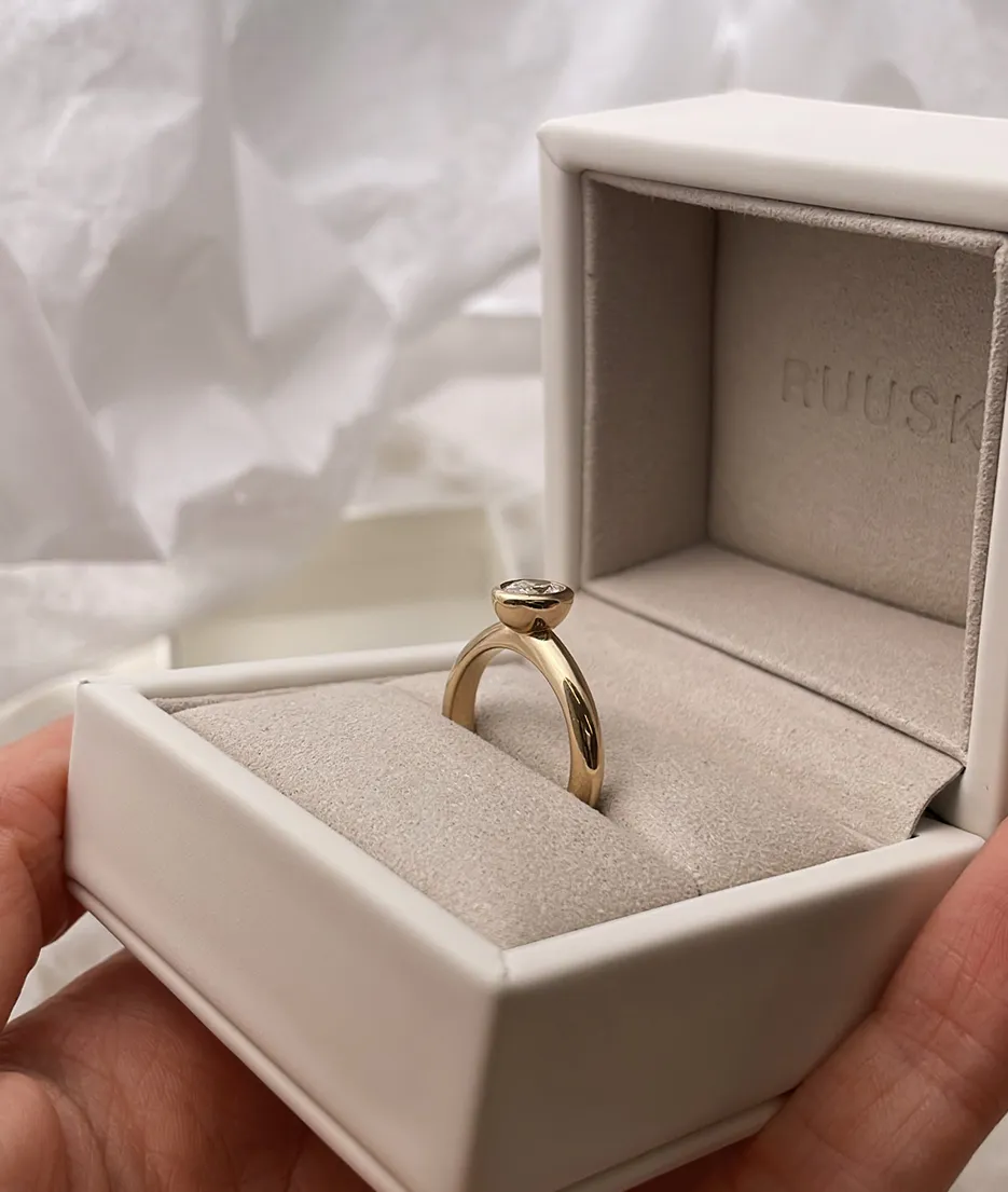 0.5ct Oval Diamond Solitaire