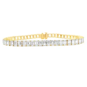 14.28ct 18k Yellow Gold Diamond Bracelet