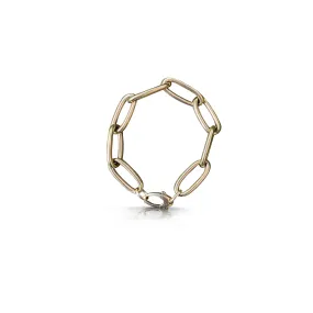 14k Jumbo Chain Bracelet by S. Carter Designs