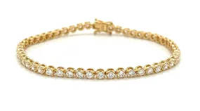 2.97ct t.w. Diamond Tennis Riviere Line Bracelet