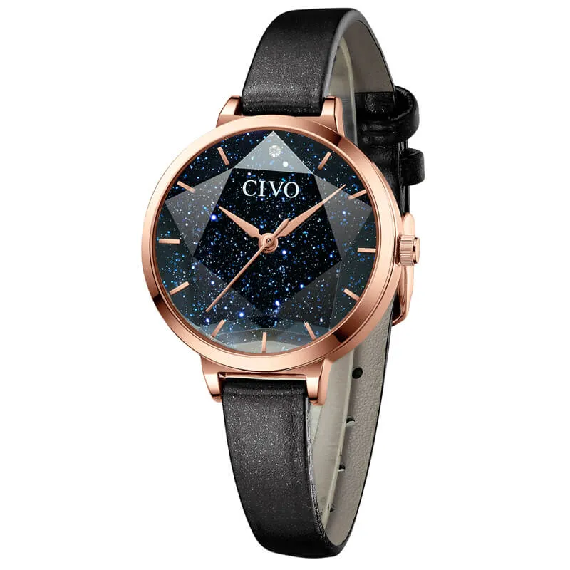 8123C | Quartz Women Watch | Leather Band