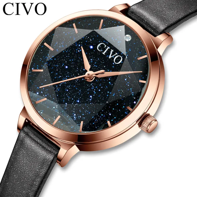 8123C | Quartz Women Watch | Leather Band