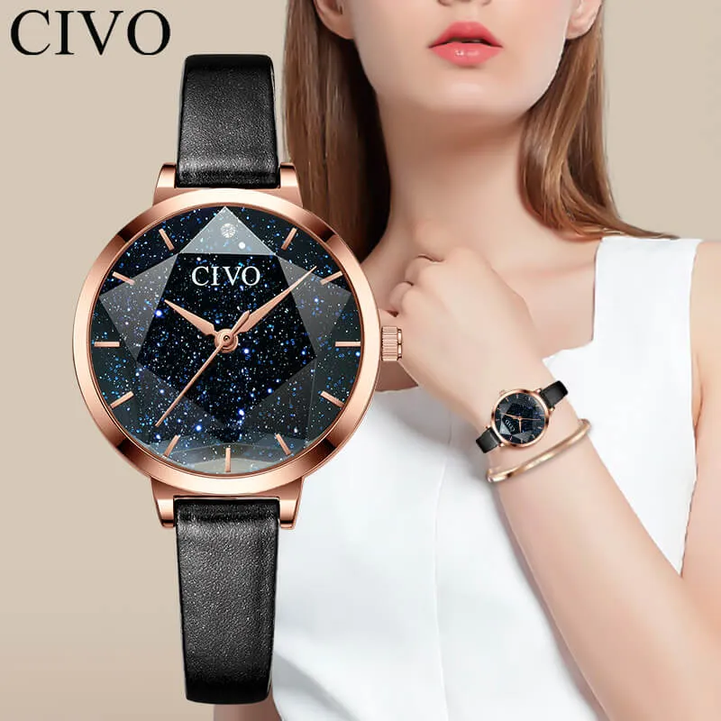 8123C | Quartz Women Watch | Leather Band