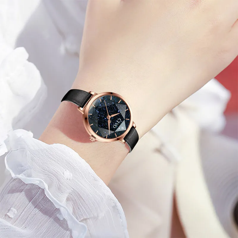 8123C | Quartz Women Watch | Leather Band
