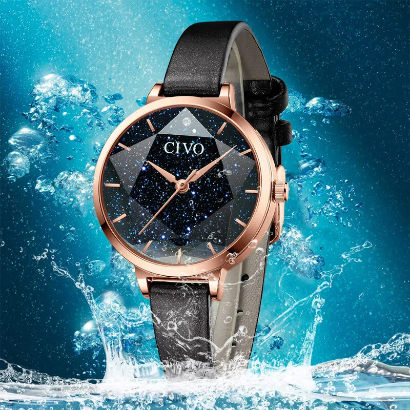 8123C | Quartz Women Watch | Leather Band