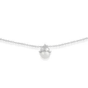 925er Sterlingsilber Perle 7zoll Armband
