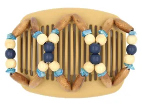 African Butterfly Hair Comb - Beada Blonde 85