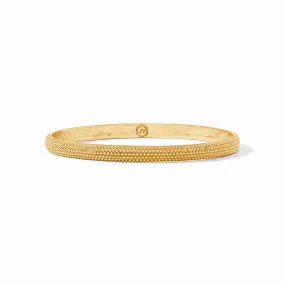 Beaded Eternity Bangle ­Cabochon (Gold)