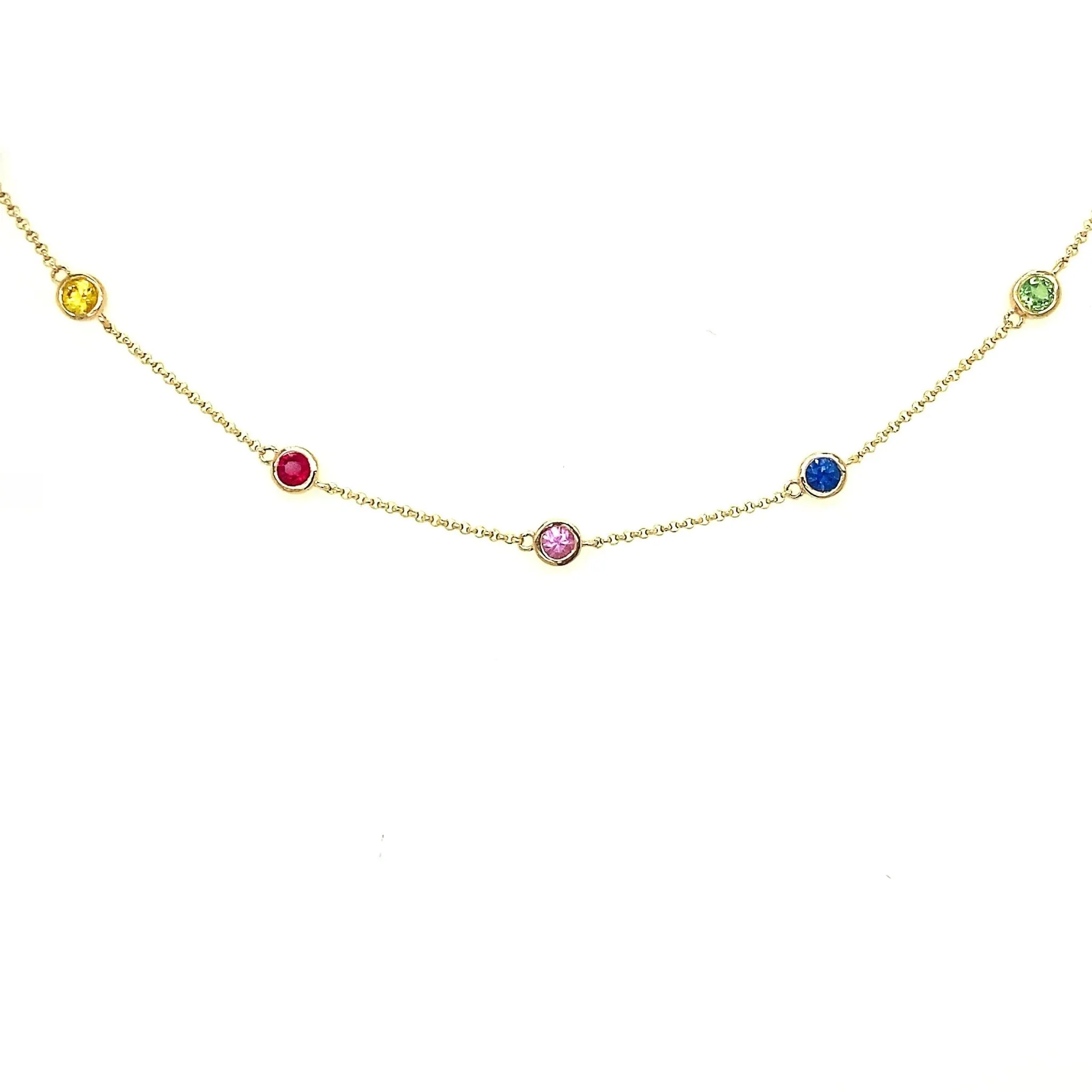 Birthstone Bezel Bracelet