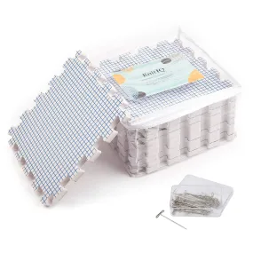 Blocking Mats For Knitting Extension Kit - 3 Extra Blocking Boards To Increase
