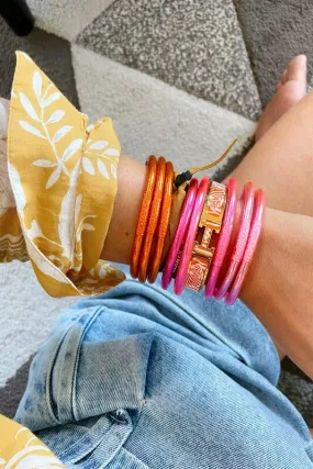 Buddhist Temple Bangles - Mantra
