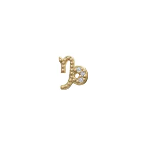 Capricorn Charm (yellow)