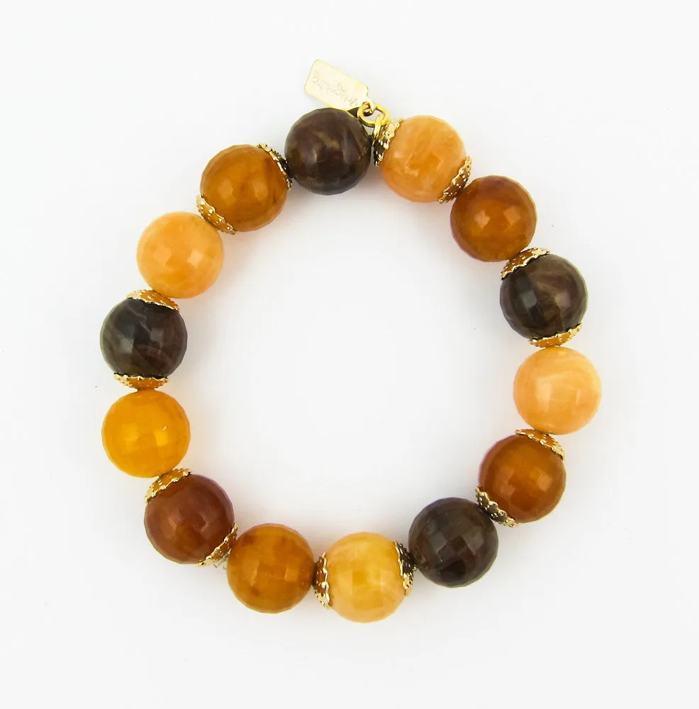 Chocolate, Butterscotch Bracelet