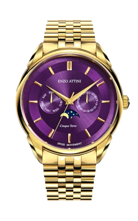 Cinque Terre - President Bracelet / Swiss Movement.