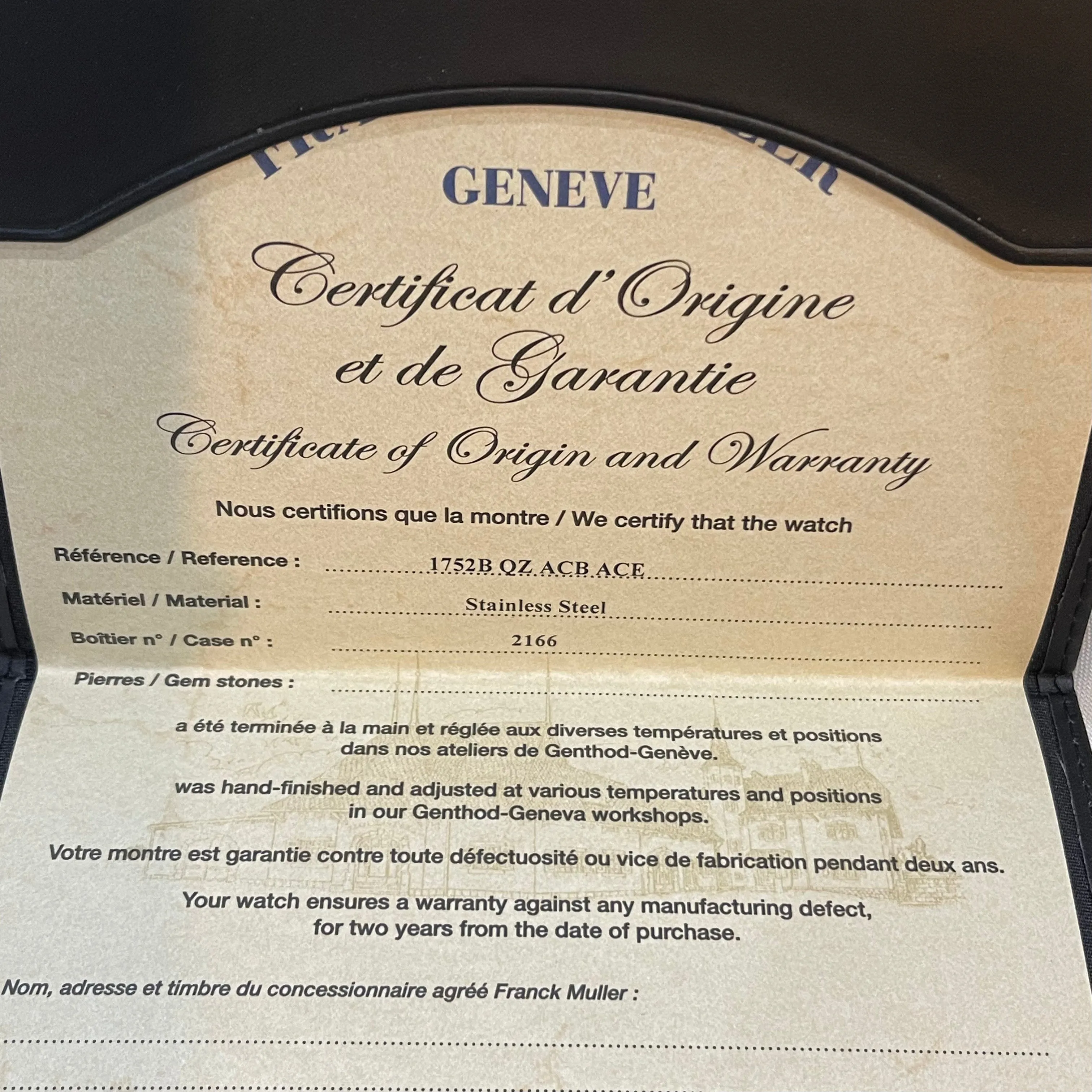 Cintrée Curvex 1752