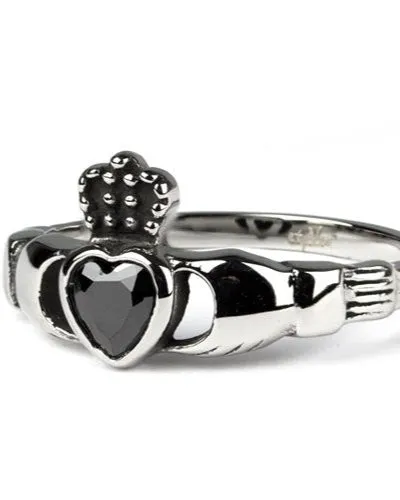 CLADDAGH STEEL RING