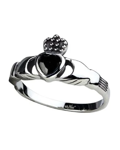 CLADDAGH STEEL RING