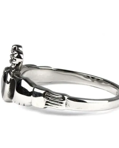 CLADDAGH STEEL RING