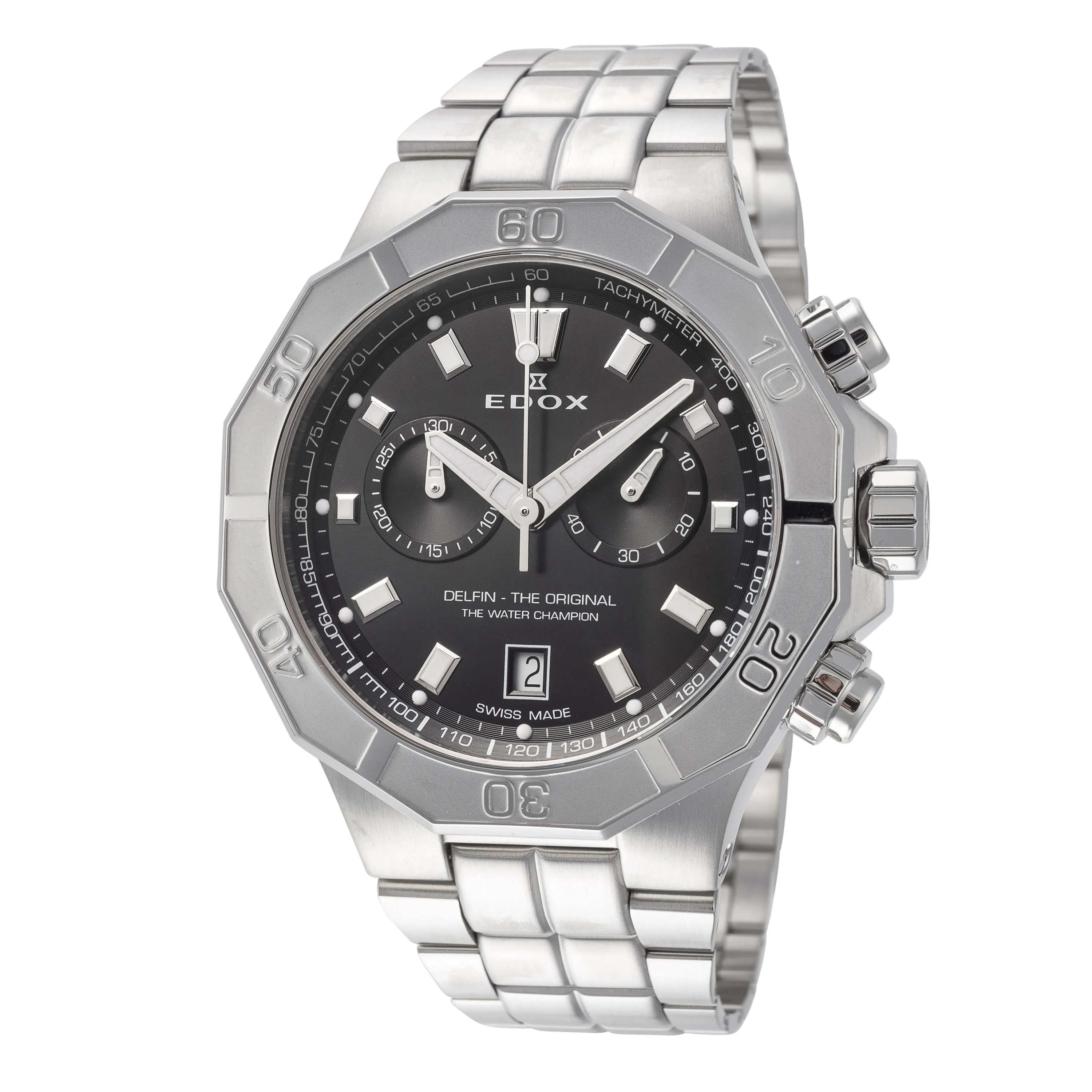 Edox Men 10113-3M-NIN Delfin The Original 43mm Quartz Watch