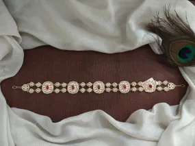 Elegant Kundan Hair Ornament – Perfect for Bridal and Festive Occasions