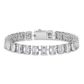 Emerald Cut 27 Carat Diamond Crystalline Bracelet by Kathy Hilton
