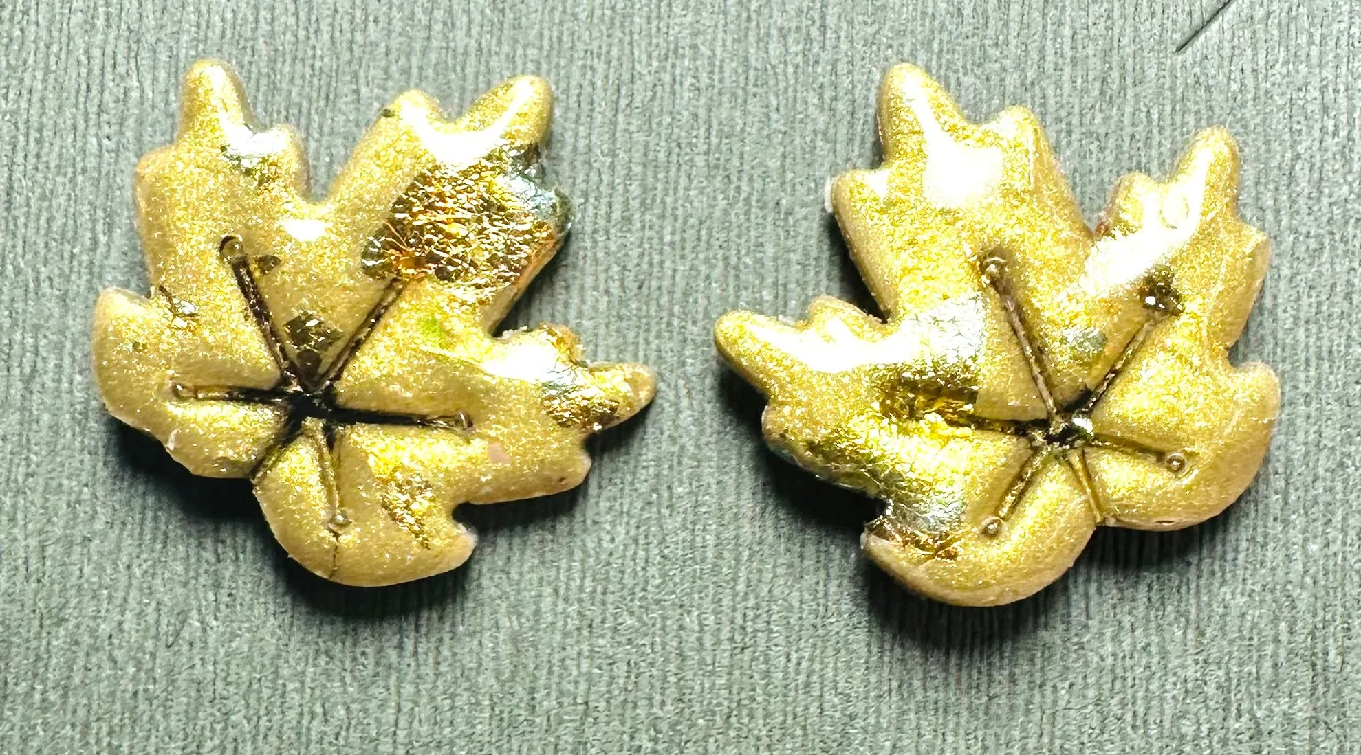 Fall Earrings Polymer Clay/ Pumpkin Earrings/ Leaf Earrings