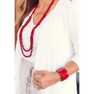 Faux Ivory Bracelet