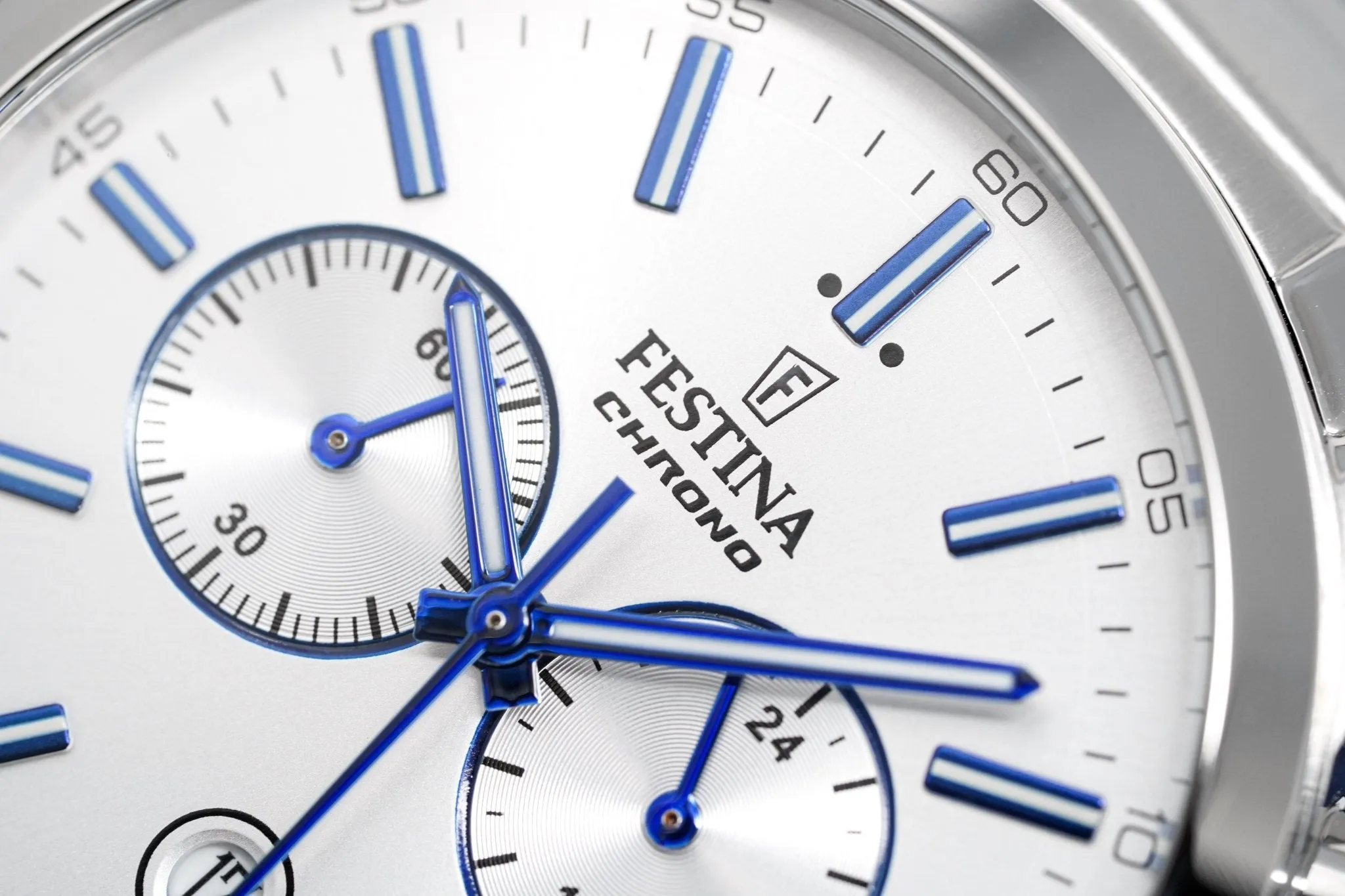 Festina Watch Silver Chrono Stainless Steel F16826-A
