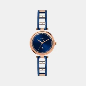 Fria Women Blue Analog Stainless Steel Watch TWEL15303
