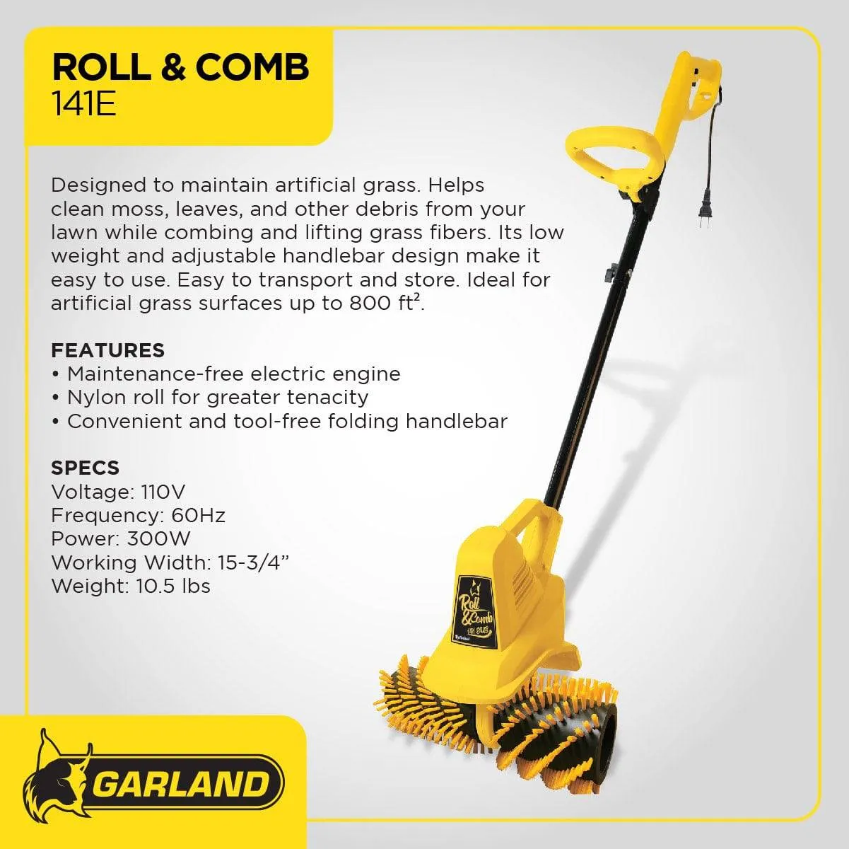 Garland® Roll & Comb 141E