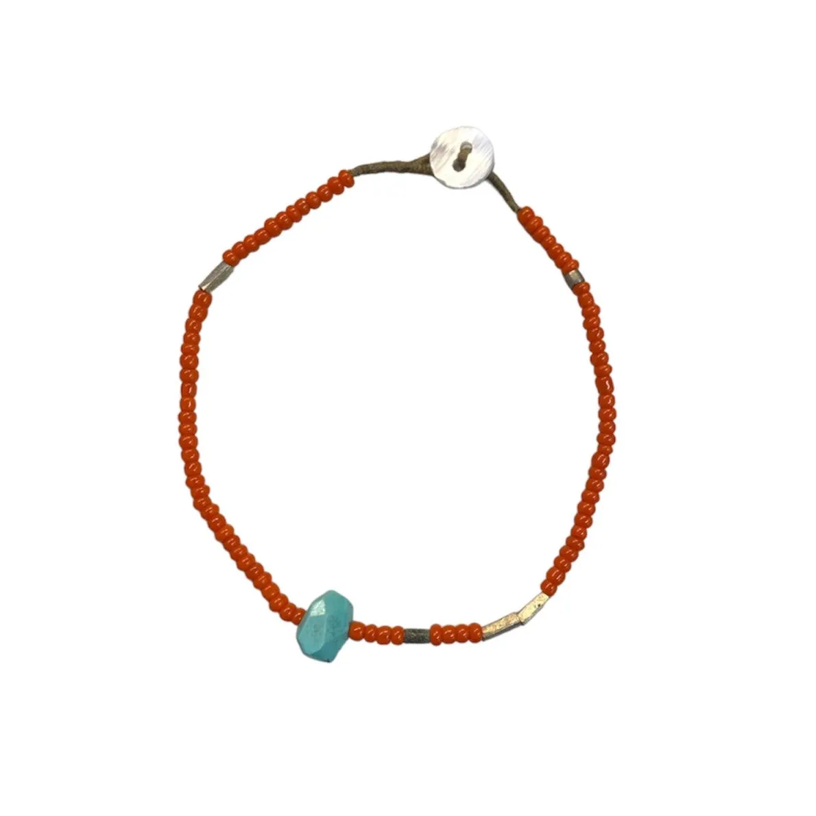 Gemstone Mix & Turquoise Accent Bracelet