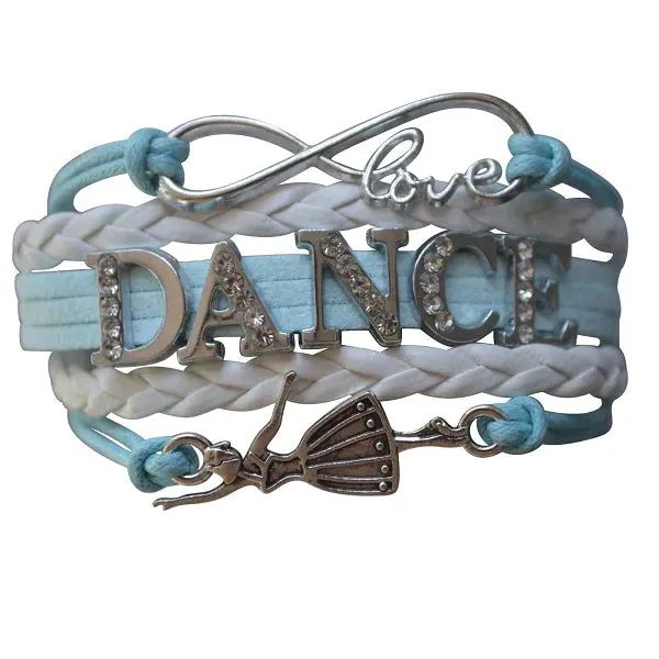Girls Dance Rhinestone Bracelet
