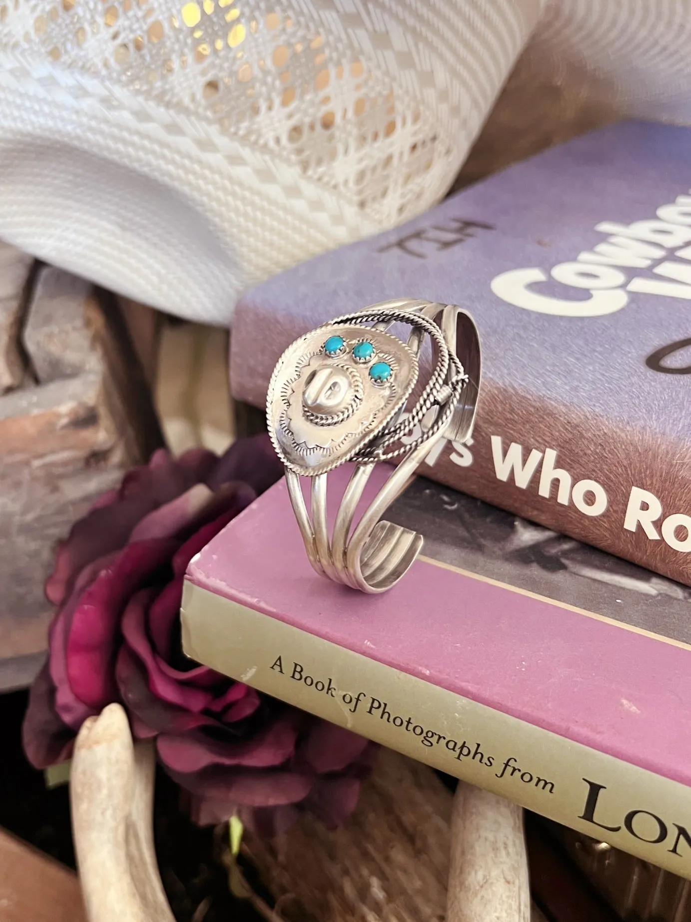 Grace And Grit Sterling Silver Navajo Cuff Bracelet