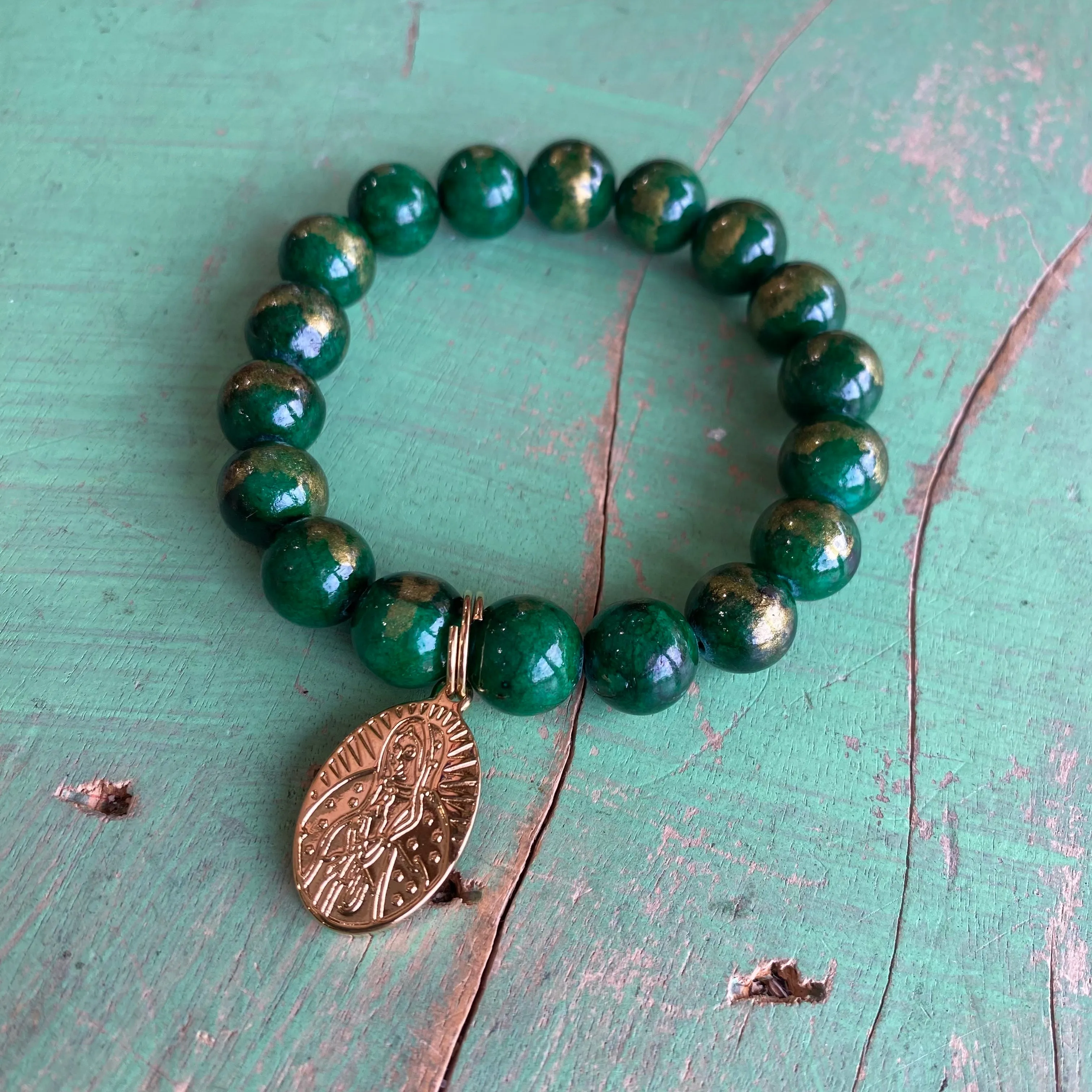 Green Marble OLG Bracelet