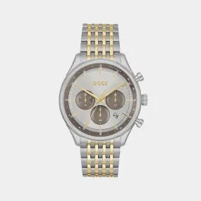 Gregor Men Grey Chronograph Stainless Steel Watch 1514053