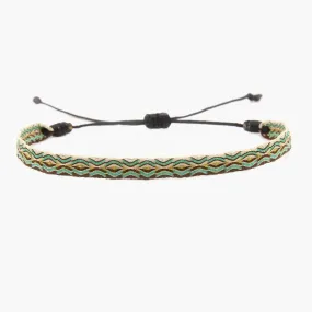 Handmade Purnama Bracelet 5 (Turquoise/Brown/Cream)