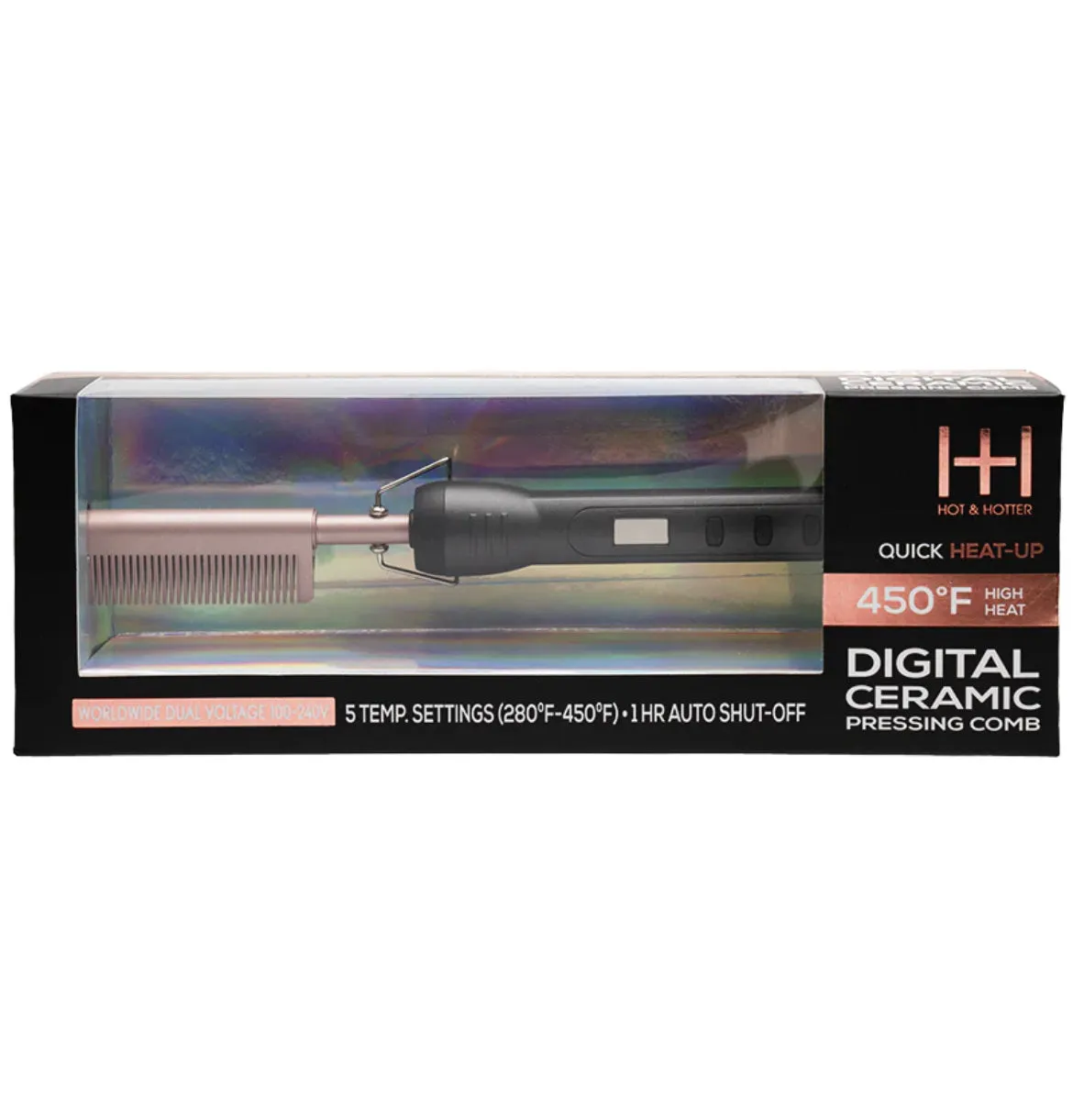 HOT & HOTTER DIGITAL CERAMIC PRESSING HOT COMB