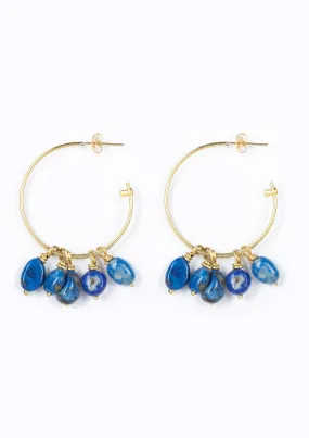 Island Hoops Lapis