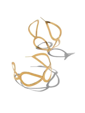 Julia Hoop Post Earrings