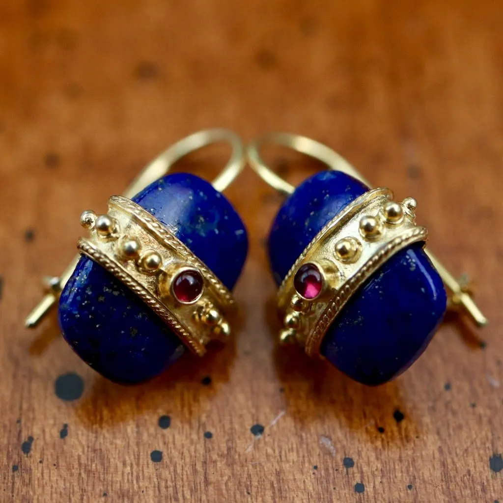 Lapis Royale Earrings