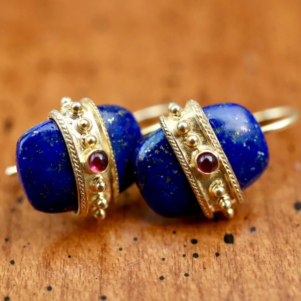 Lapis Royale Earrings