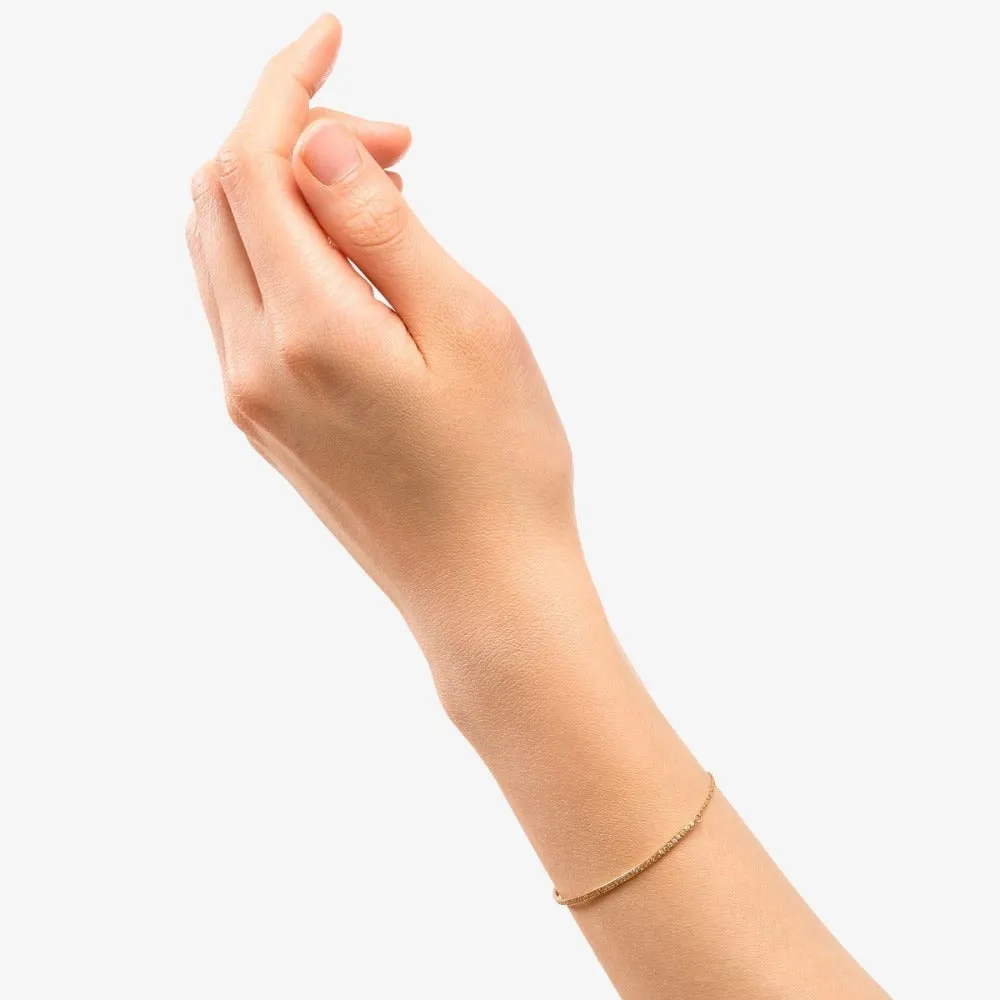 Linear Curve Diamond Bracelet
