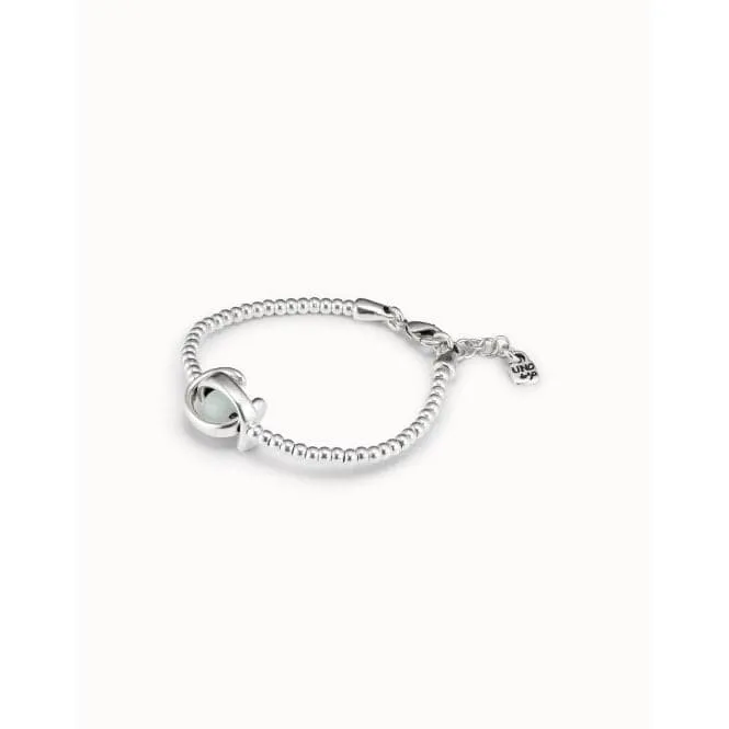 Little Moon Turquoise Metal Natural Stone Bracelet