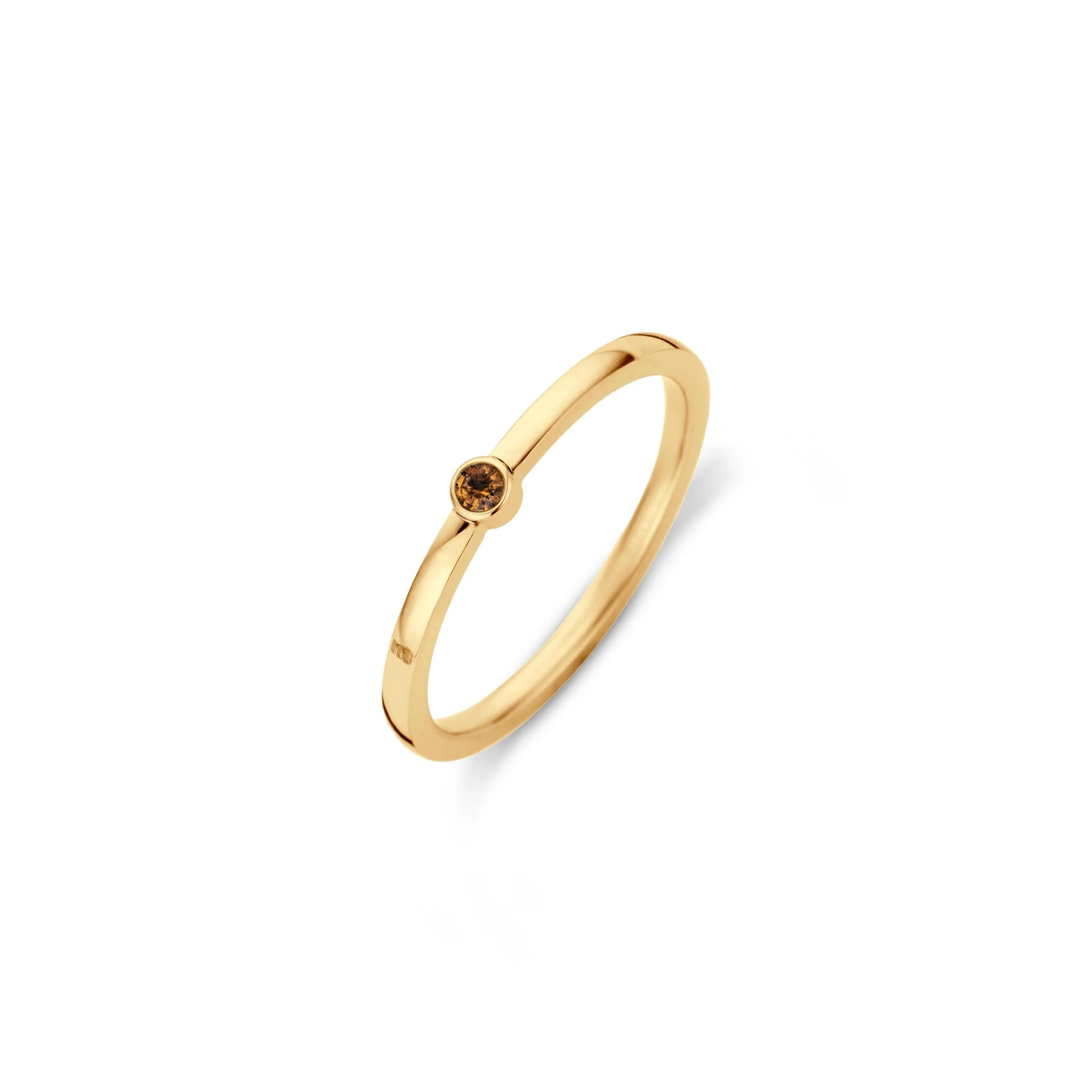 Melano Friends Mini CZ Ring Smoked Topaz