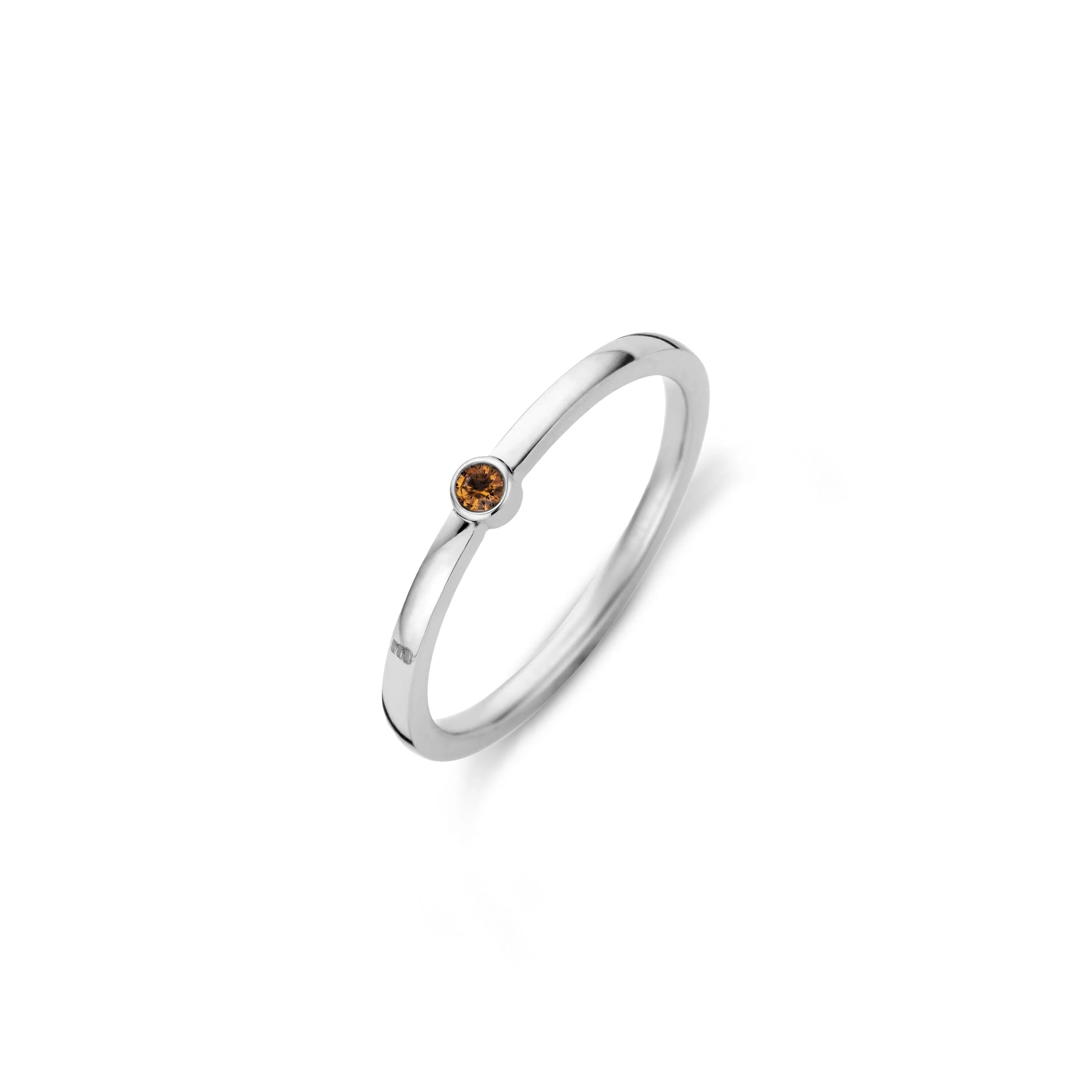 Melano Friends Mini CZ Ring Smoked Topaz