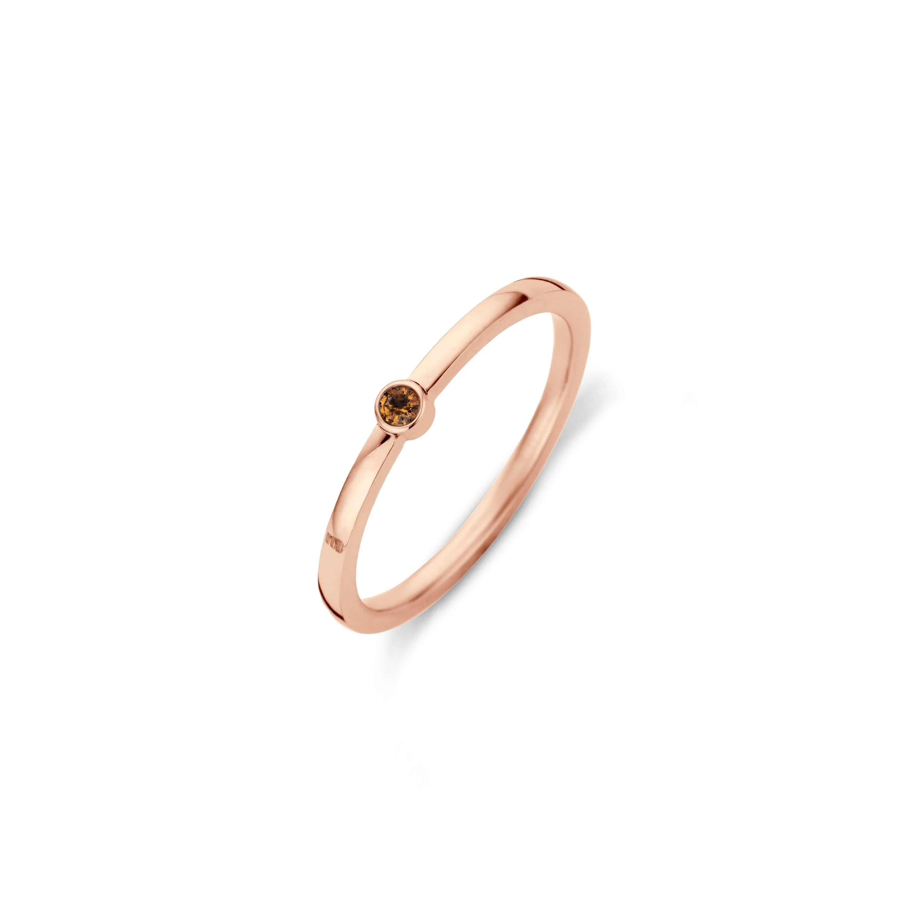 Melano Friends Mini CZ Ring Smoked Topaz