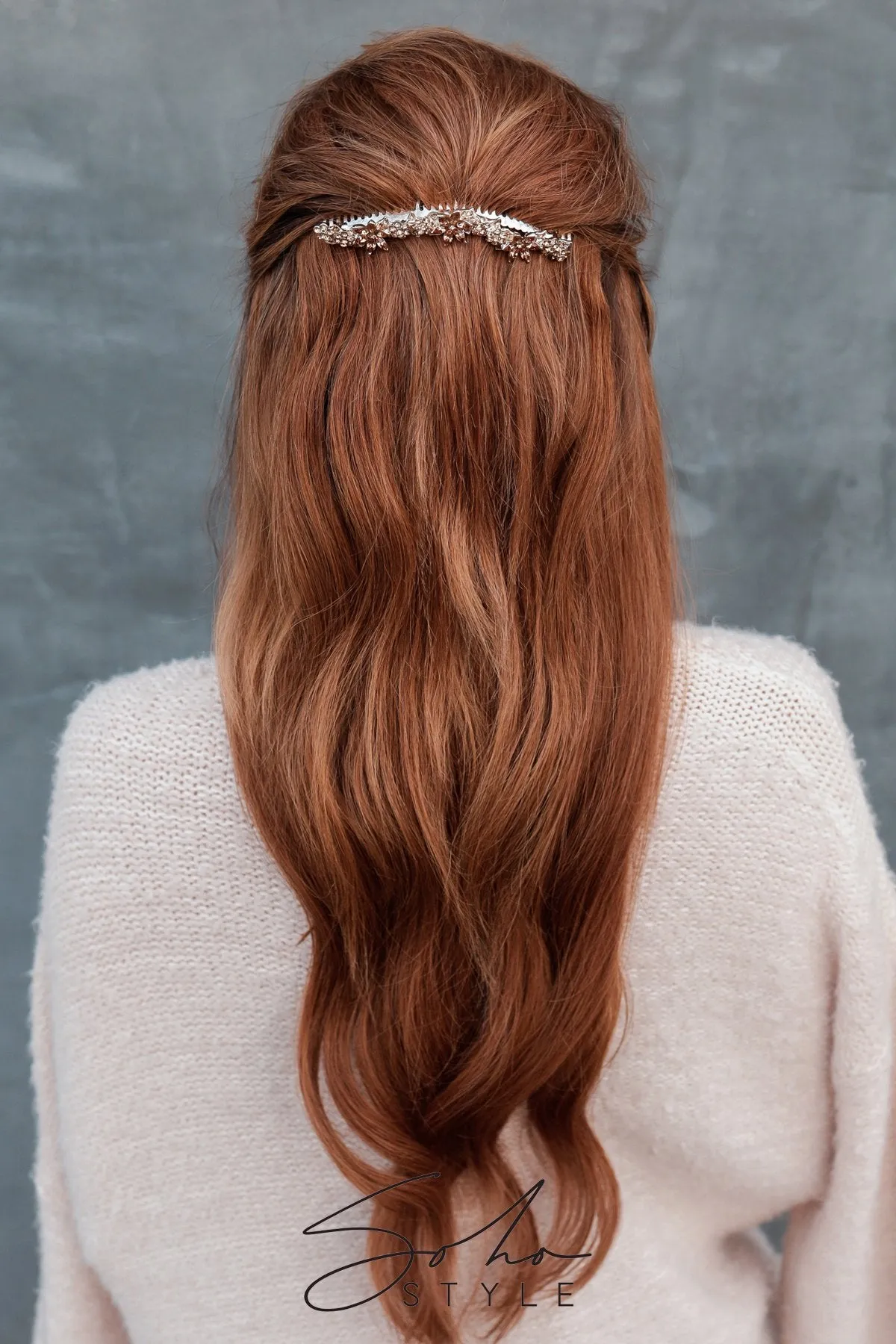 Mirabelle Crystal Hair Comb