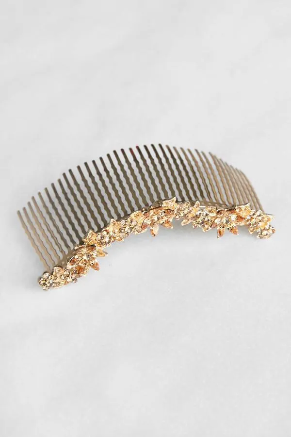 Mirabelle Crystal Hair Comb