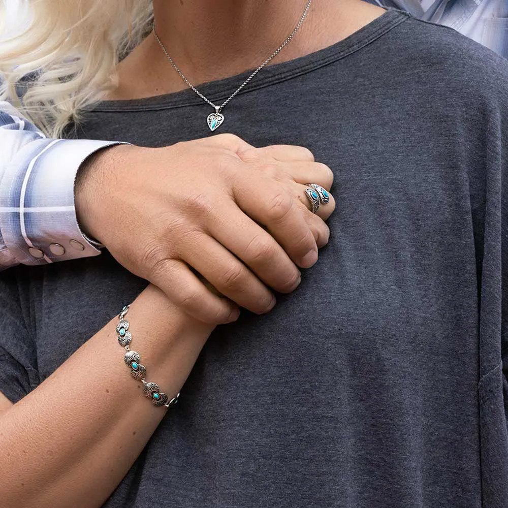 Montana Silversmith Western Winds Turquoise Bracelet