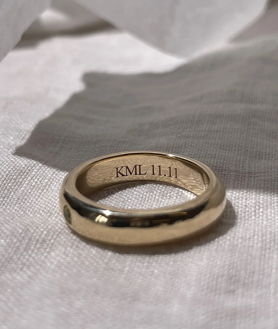 Moons 5mm Rounded Band